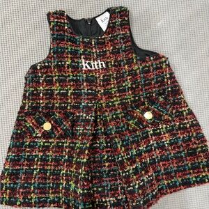Kith Kids Colorful Tweed Dress